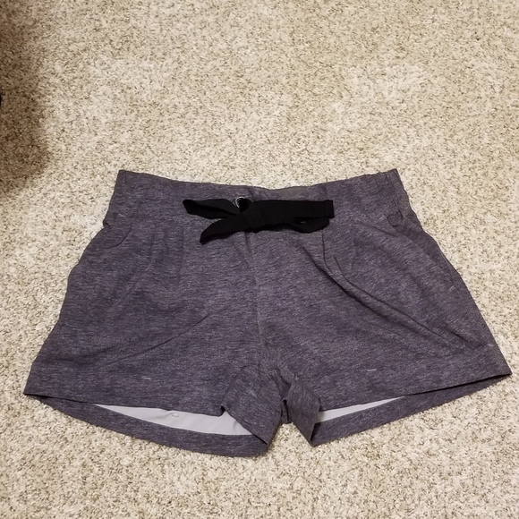 lululemon athletica Pants - Lululemon Gray Cuffed Shorts- Size 8